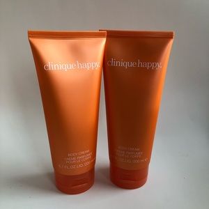 Lot of 2 - CLINIQUE HAPPY Body Cream 6.7oz NEW